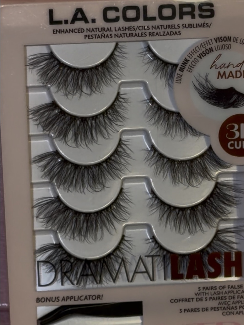 L.A. Colors Dramatic Lash 5-Pair Set - Black Volume